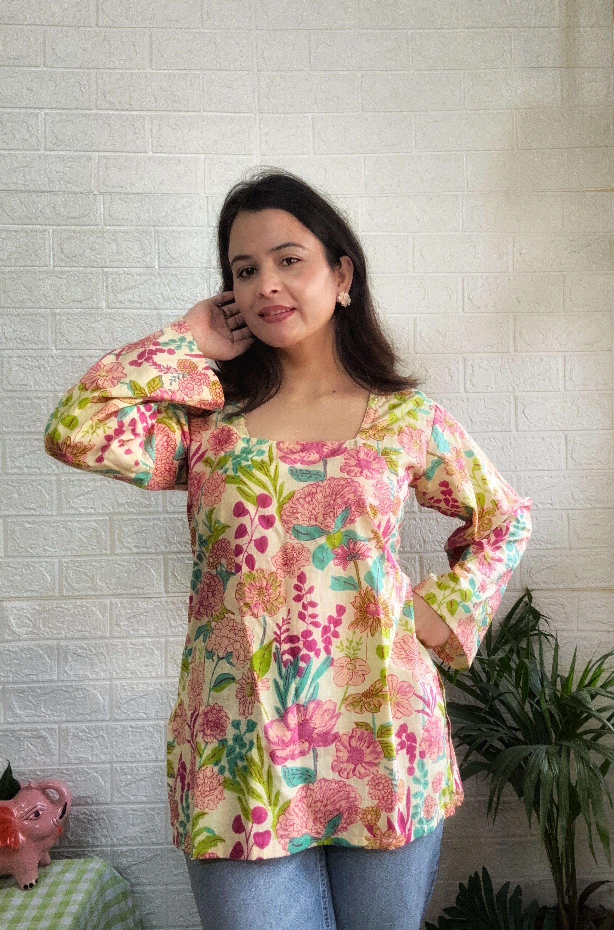 Zoyaa Corset Short Kurti