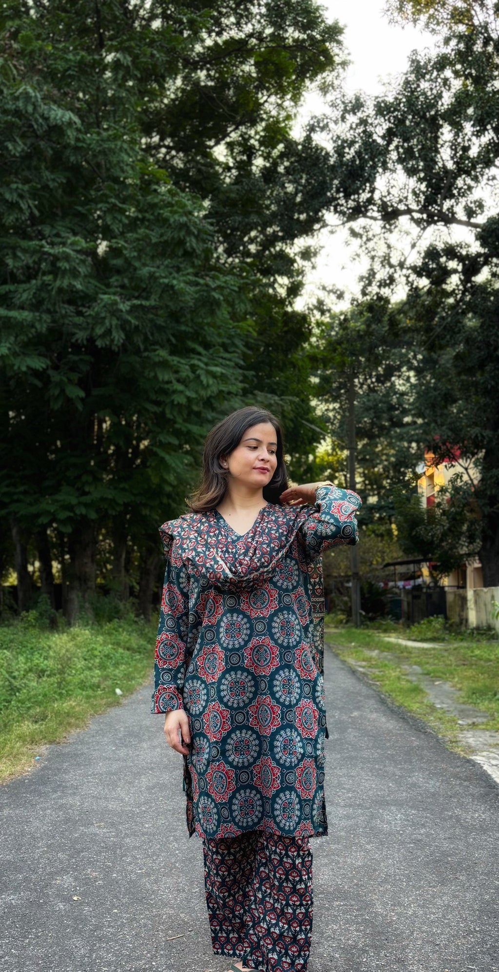 Farah Kurta Set With Dupatta